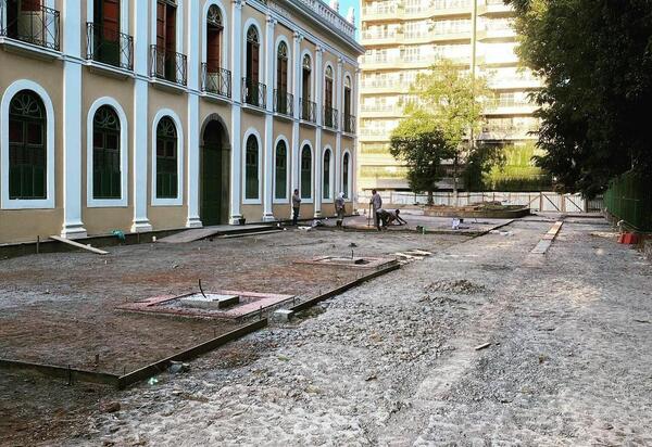 Obras do Palácio Barão de Guapy entram em fase final 