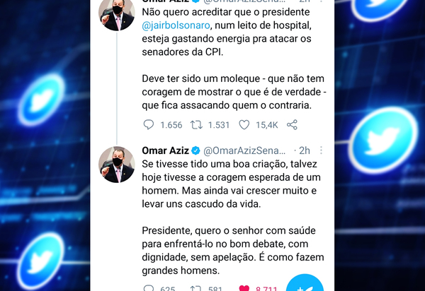 Da trincheira do Hospital, presidente agora agride membros da CPI