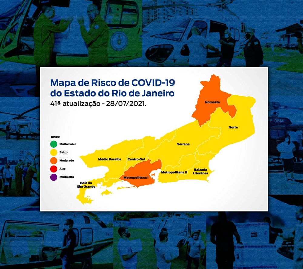 Mapa de Risco: estado mantém baixo risco de transmissão da Covid