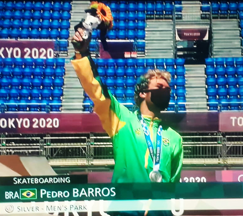 Pedro Barros é prata e consagra sua história no skate