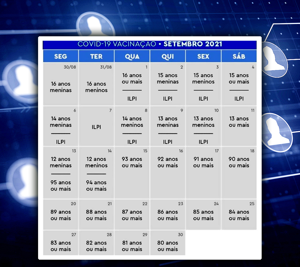 Saúde divulga calendário de vacinação com a dose de reforço para idosos