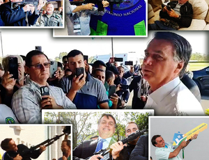Com o povo precisando de feijão, Bolsonaro propõe fuzil como solução