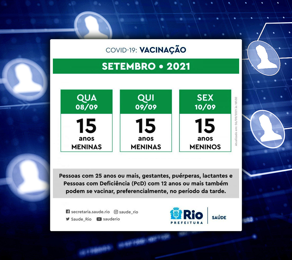 Covid-19: Secretaria de Saúde retoma calendário de vacinação de adolescentes na quarta-feira