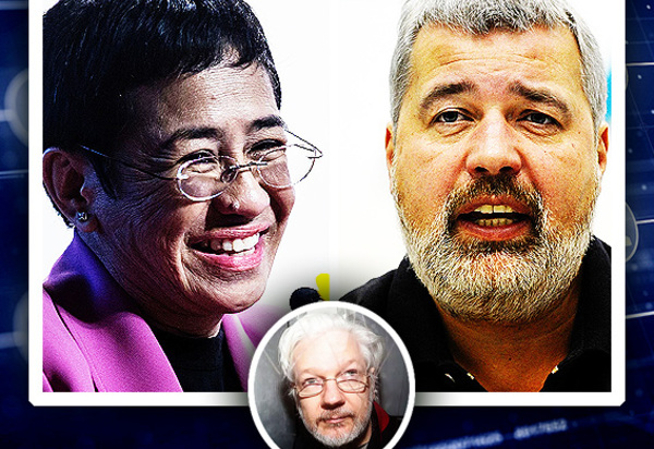 Nobel da Paz 2021 vai para os jornalistas Maria Ressa e Dmitry Muratov, defensores da liberdade de imprensa