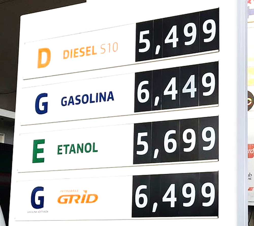 Preço médio da gasolina sobe pela 5ª semana; postos cobram até R$ 7,99  