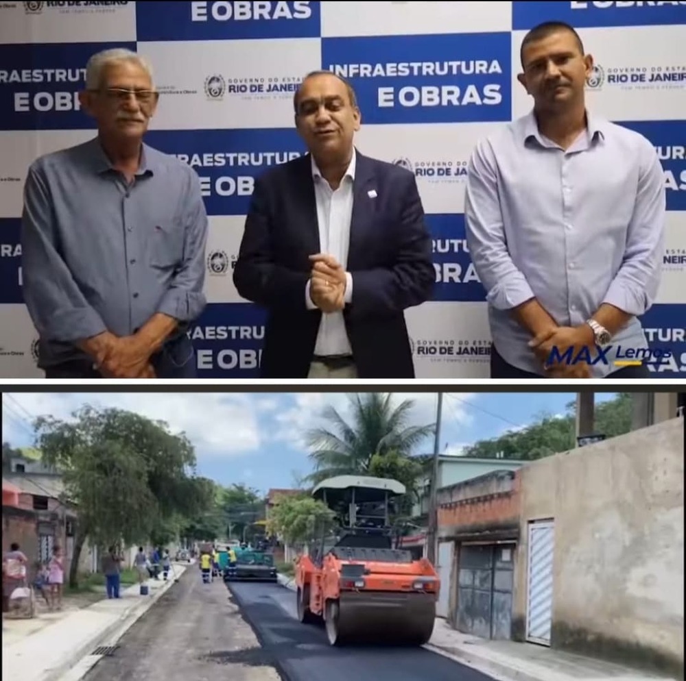 Governo do RJ, inicia obras nas Cidades