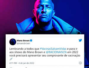 Mano Brown diz que vacina será obrigatória para público em shows dos Racionais MC's