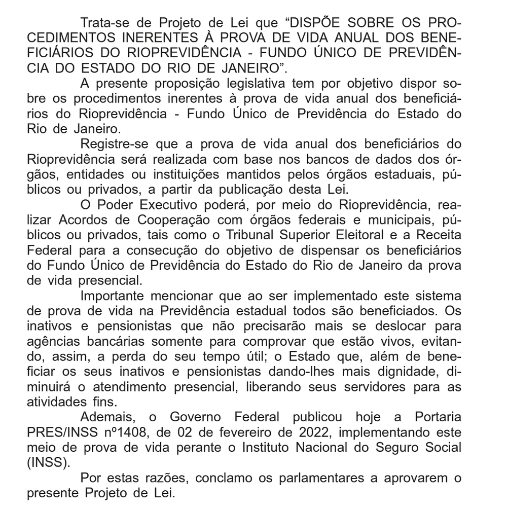 Alerj poderá mudar regras da prova de vida para aposentados e pensionistas do Estado do Rio