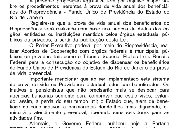 Alerj poderá mudar regras da prova de vida para aposentados e pensionistas do Estado do Rio