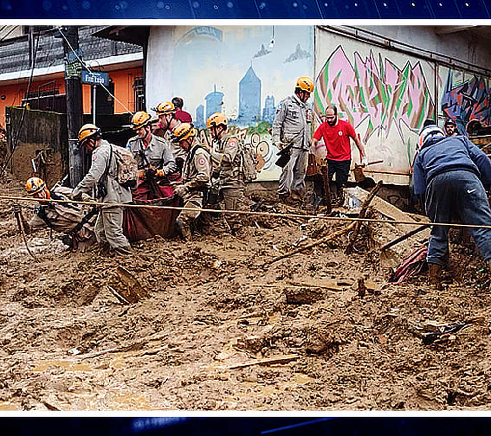 Temporal em Petrópolis deixa 104 mortos; MP registrou 35 desaparecidos