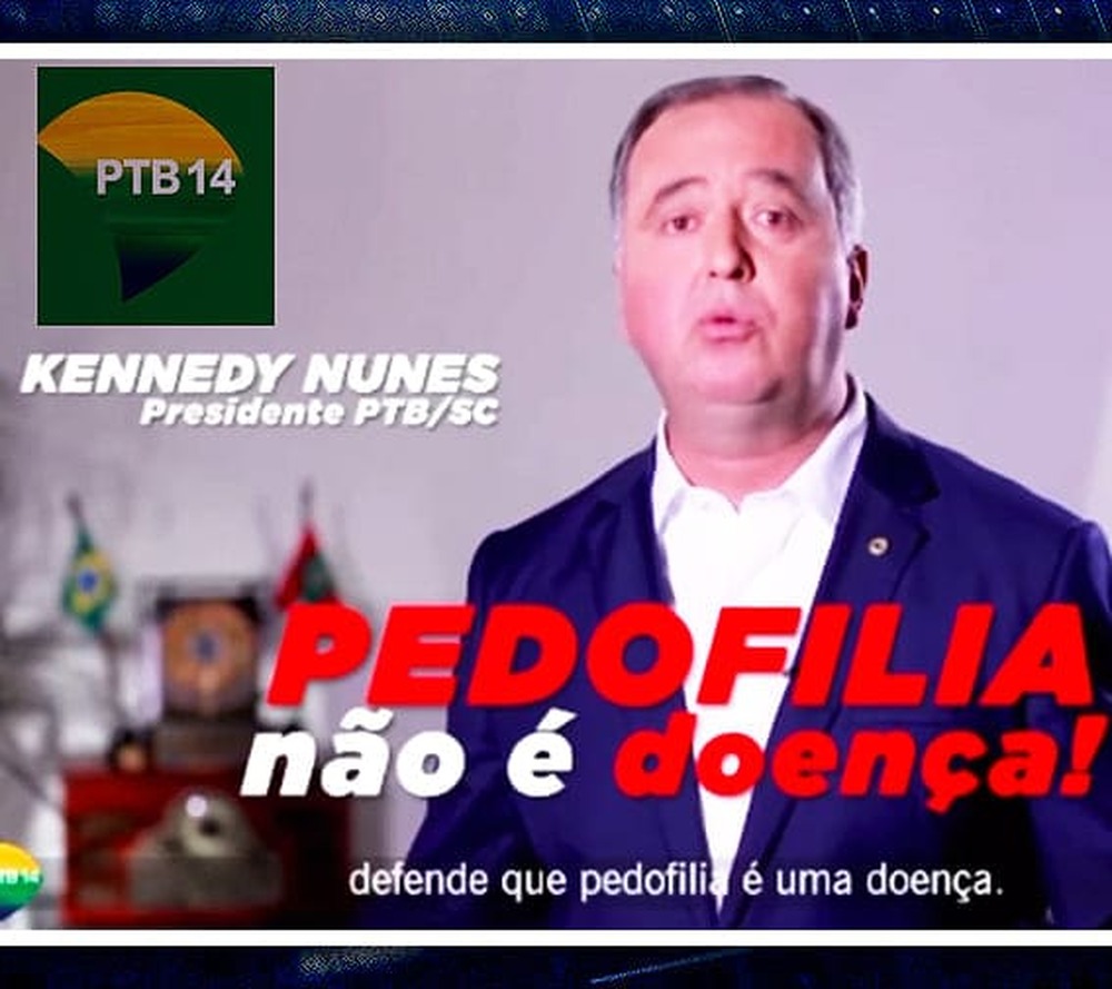 Justiça Eleitoral suspende propaganda do PTB que associou esquerda à pedofilia
