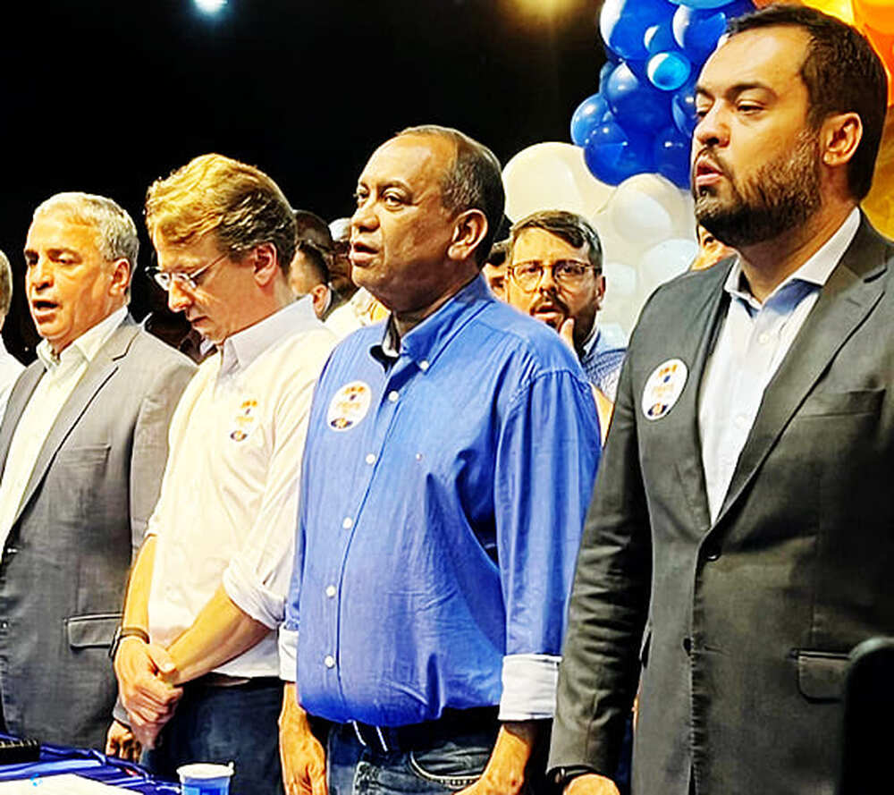 Max Lemos mostra força ao se filiar ao PROS com as presenças de Cláudio Castro, André Ceciliano e 16 prefeitos