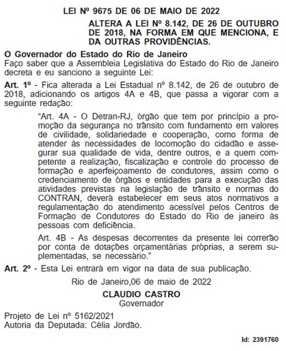 Lei garante maior acessibilidade nas autoescolas para Pessoas com Deficiência