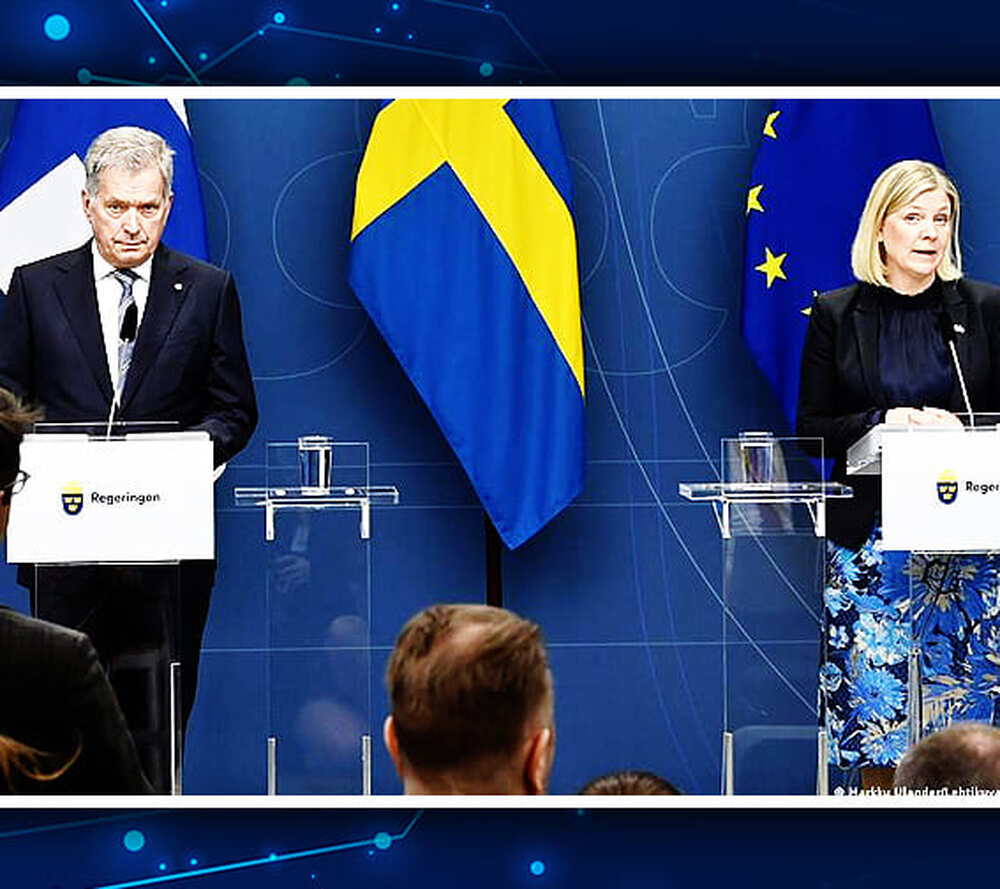 Finlândia e Suécia submetem oficialmente pedidos de adesão à Otan