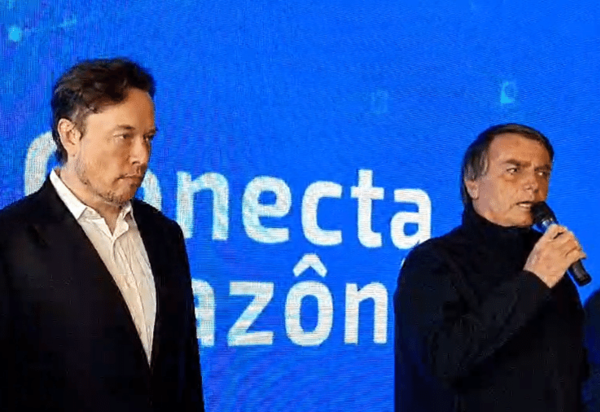 Elon Musk fica mais pobre enquanto visita Bolsonaro, ações da Tesla desabam 8,4%