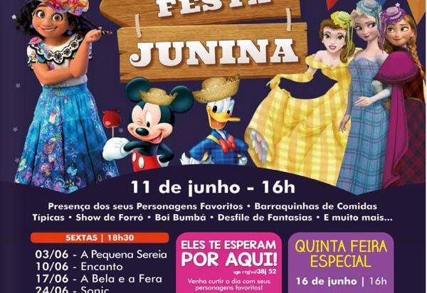 Melhor festa junina infantil do Rio de Janeiro é no Barra World