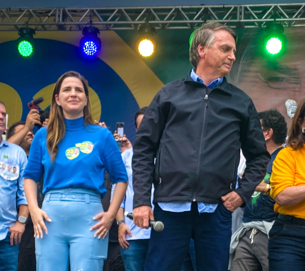 Clarissa Garotinho participa de evento em Campos, a favor de Bolsonaro