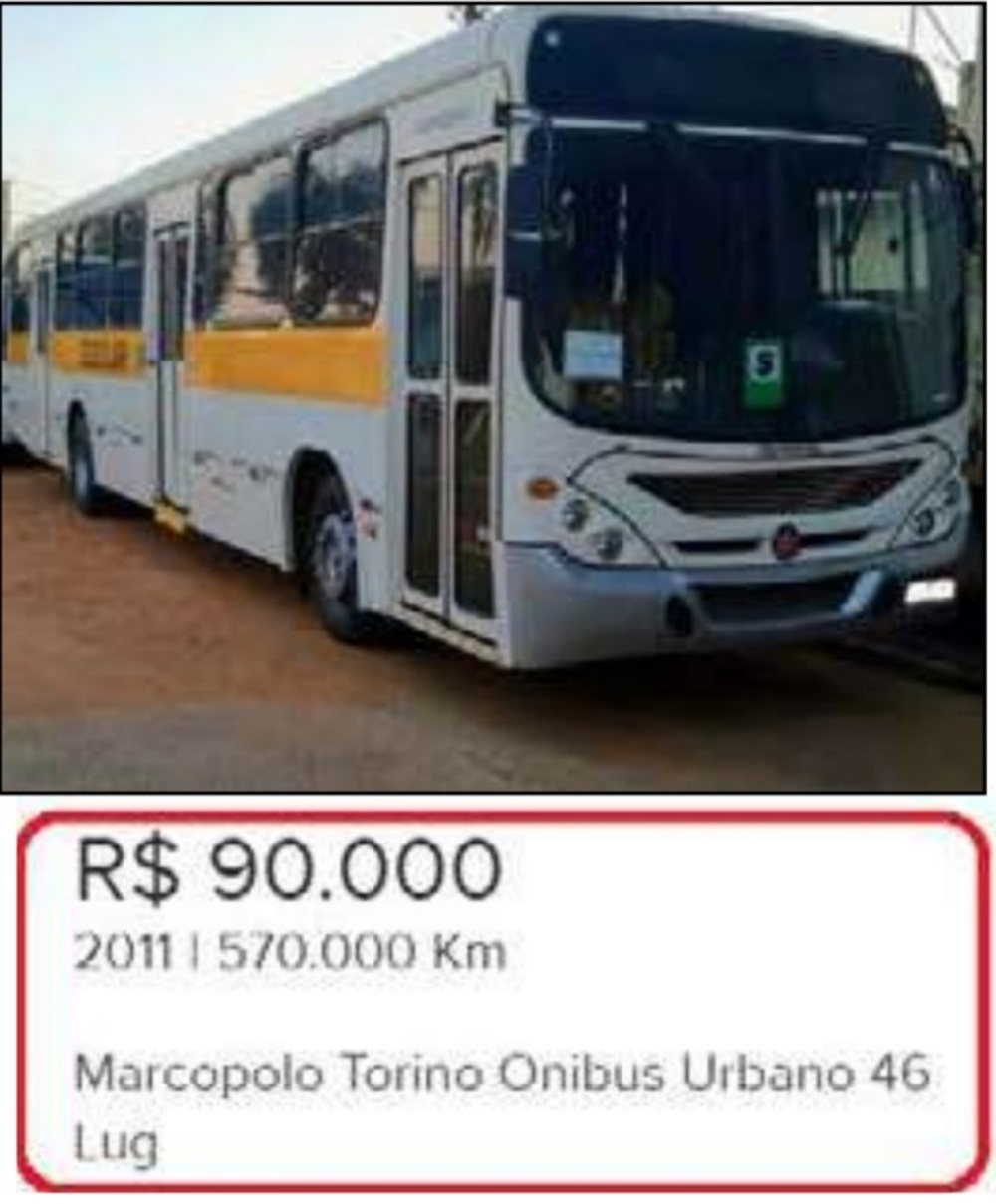 Japeri aluga frota de ônibus’velhos’ por preço milionário