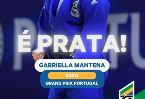 Gabriella Mantena fica com a prata no GP de judô de Portugal